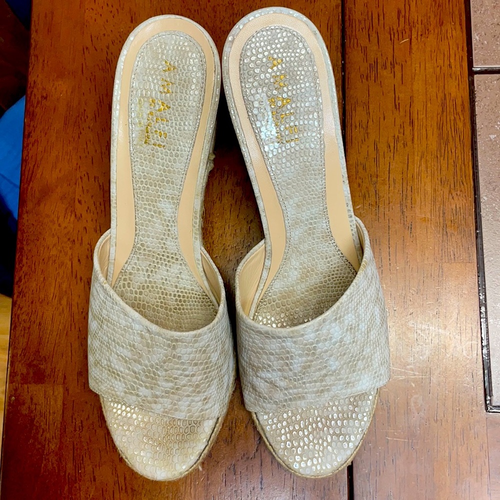 Italian brand wedge heels